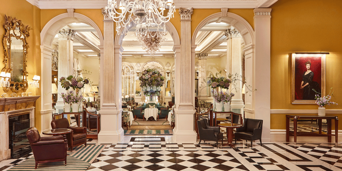 Carousel with images from Claridge's