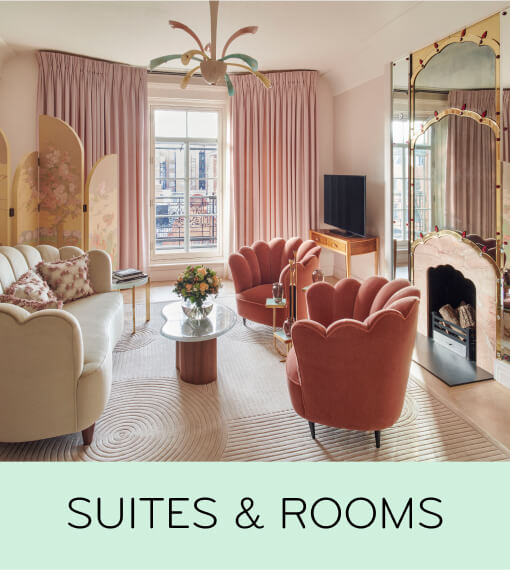 Rooms and suites at Claridge's